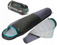 Śpiwór Turystyczny Ultra Light Mumia Z Kapturem Kempingowy + Pokrowiec NILS