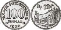 100 rupii (1973) Indonezja - obiegowe