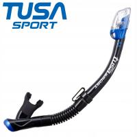 TUSA FAJKA nurkowa z zaworkami USP250 do snorkelingu SUCHY ZAWÓR niebieska