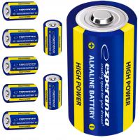 Bateria alkaliczna Esperanza D (R20) 8 szt. 1,5 V