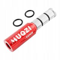 Adapter wspornika kierownicy Akcesoria rowerowe Komponenty Części 1 Czerwony 123x60mm