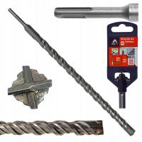 WIERTŁO DO BETONU FI 25x460 mm SDS BETONU ZBROJONEGO MURU SDS-PLUS KRZYŻOWE