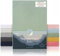 Простыня с эластичной лентой для младенцев Laleni Green 70x140 см