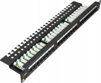 Patch panel Bowi 008088 24-port UTP5e 1U 19 czarny