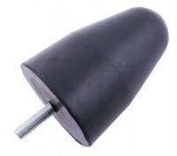 ODBÓJ ODBOJNIK GUMOWY STOŻKOWY ZE ŚRUBĄ M12 140x100MM DO PRZYCZEP HL