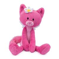 Pluszowe zabawki Różowy kotek prezent 38cm Śpiąca lalka Prezent rocznicowy