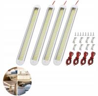 LAMPA LED Z WŁĄCZNIKIEM OŚWIETLENIE WNĘTRZA SAMOCHODU 12V 2SZT