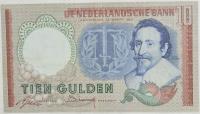 6.gp.Holandia, 10 Guldenów 1953, P.85, St.2/3+