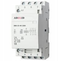 КОНТАКТОР МОДУЛЬНЫЙ 25-40 230V 25A 2P 4 3-ФАЗ