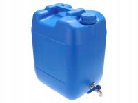 Канистра пузырьковый контейнер для воды с краном 10л синий