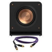 KLIPSCH RP-1000SW SUBWOOFER AKTYWNY 10''   KABEL MELODIKA MDSWY20 2m   MELODIKA MDSWY20 PURPLE RAIN Кабель для сабвуфера типа Y 1 RCA - 2RCA / 2M /