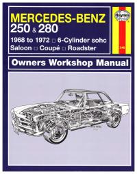 MERCEDES 250 & 280 (1968-1972) instrukcja napraw Haynes 24h