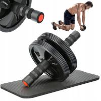 ДВОЙНОЙ РОЛИК AB ДЛЯ ТРЕНИРОВКИ МЫШЦ БРЮШНОГО ПРЕССА