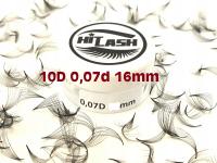 HITLASH vachlarzyki 10в1 пучки ресниц 10д 0,07 Д 16мм