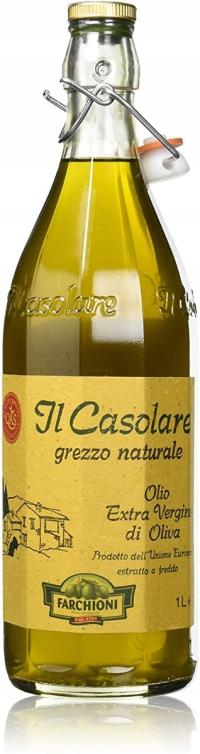 Оливковое масло Casolare Farchioni 1 литр импорт из Италии стеклянная бутылка