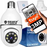 Kamera kopułkowa (dome) IP Renew Force obrotowa 360 diody LED nagrywanie nocne PRO 1 3 Mpx