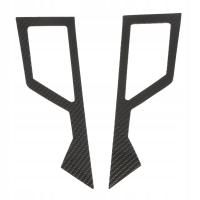 2 szt. Panel tylny z włókna węglowego UTV dekoracyjna pokrywa ochronna