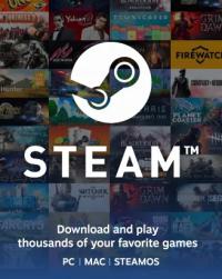 Karta Kod Doładowanie Steam 20 USD Steam Wallet $20 USA!