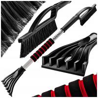 SKROBACZKA DO SZYB SAMOCHODOWYCH ZE SZCZOTKĄ 77CM ALUMINIOWA AZENO AZ-0144