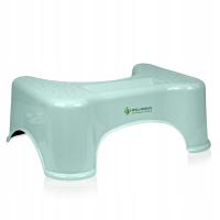 PODNÓŻEK TOALETOWY podest łazienkowy stołek schodek do toalety WC niebieski