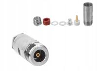 GNIAZDO N żeńskie na kabel RF-5 H-155 śr. 6mm PTFE