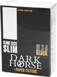 Bibułki papierosowe DARK HORSE KS SLIM 34sztX24+FIltry