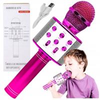 Детский микрофон караоке беспроводной микрофон с USB SD MP3 динамик