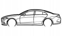 Obraz na ścianę Mercedes CLS 2013 Jakość Dekoracja 20x60 cm + Taśma