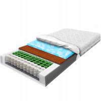 Solidny kieszeniowy miękki materac 120x200 pocket antyalergiczny H2 20 cm