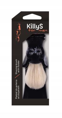 KILLYS FOR MEN щетка для бритья с вешалкой из щетины