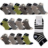 15PAK SKARPETY BAWEŁNIANE SKARPETKI CHŁOPIĘCE