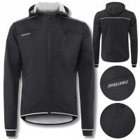 KURTKA ROWEROWA ZIMOWA MĘSKA SOFTSHELL NA ROWER SPORTOWA FC ARSUXEO 2XL