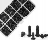 500 шт. маленькие мини винты с плоской головкой набор M2 M2. 5 M3