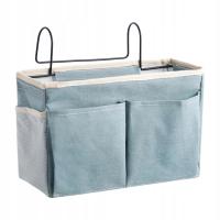 Bedside Caddy ing Bags Bedroom Magazine Storage Pouch Diaper Light Blue