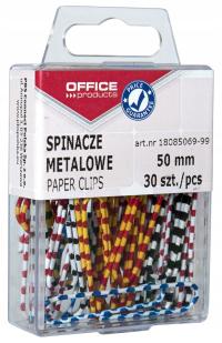 OFFICE SPINACZ METALOWE KOLOR POWLEKANE ZEBRA 50MM