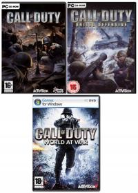Zestaw Call of Duty + United Offensive + World at War PC