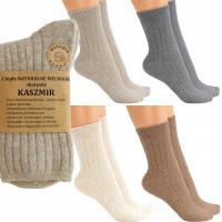4X женские кашемировые носки без пуговиц, носки из натуральной шерсти
