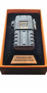 Плазменная зажигалка водонепроницаемый электрический USB кабель Arc Survival
