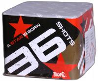 WYRZUTNIA FAJERWERKÓW 36 STRZAŁÓW Bateria na sylwestra TB187 A STAR IS BORN