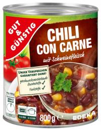 Готовое блюдо Chilli con Carne олово из Германии