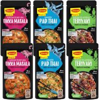 Виньяры идея для жарки паста терияки Pad тайский Тикка Масала 6x 65 г
