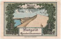 16.db.Kłajpeda/ Memel, 1 Marka 1922, P.2, St.1-