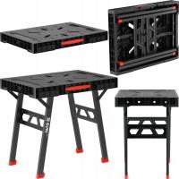 YATO SKŁADANY STÓŁ ROBOCZY WARSZTATOWY GARAŻOWY 85x61cm H-78cm 650kg