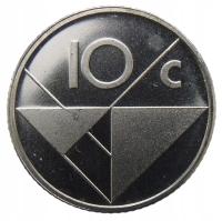 ARUBA 10 CENTS 1990
