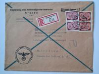 Znaczek całostka GG Polska DRK kasownik Krakau Kraków 1942