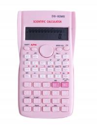 Розовый научный калькулятор 2 линейный 240 функций школьный