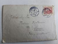 KOPERTA STEMPEL SOSNOWIEC, ZNACZEK 1925 R 17366 A