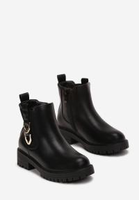 Born2Be черные ботильоны 31 зима текстиль