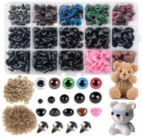 Глаза для талисмана игрушки безопасный набор 560PCS люверсы и носовые упоры мешочек 6-14 мм