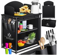 KUCHNIA KEMPINGOWA SKŁADANA SZAFKA STÓŁ KESSER TORBA TURYSTYCZNA